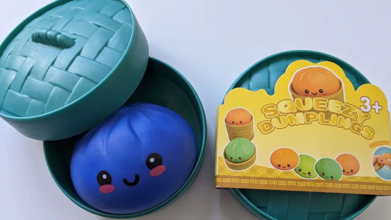 Squeezy Dumplings, el juguete viral de textura suave.webp